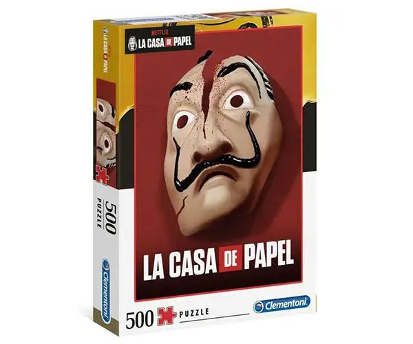 A nagy pénzrablás: Dali maszk 500db-os puzzle - Clementoni
