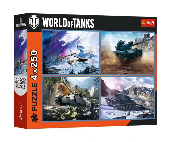 A nagy tankcsata 4x250db-os puzzle - Trefl