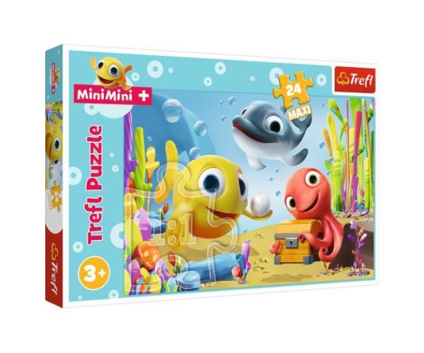 Vesele ribice 24 kom maxi puzzle - Trefl
