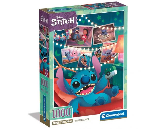 High Quality Collection Disney Stitch 1000 db-os puzzle - Clementoni