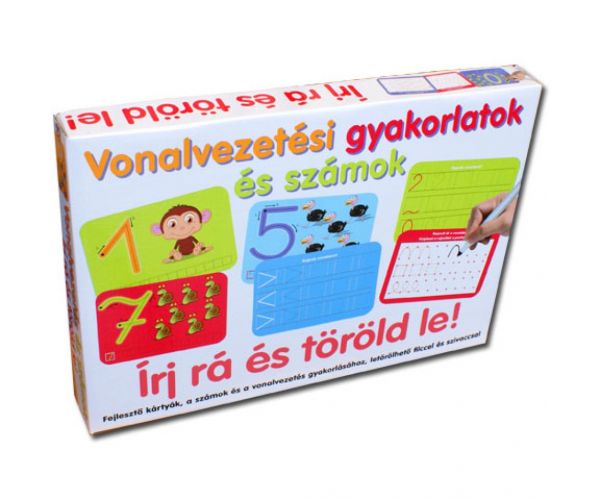 Vježbe vođenja linija i igra za razvoj brojeva