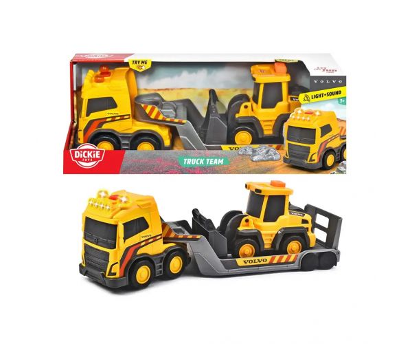Volvo Truck Team fénnyel és hanggal - Dickie Team