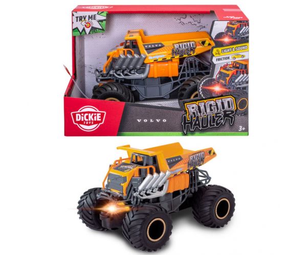 Volvo Rigid Hauler kisautó fénnyel és hanggal - Dickie Toys