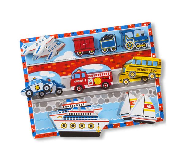 Vozila drveni puzzle - Melissa & Doug