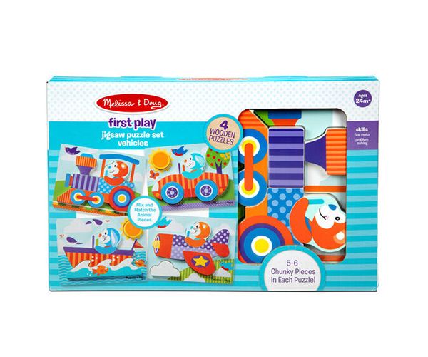 Vozila velike drvene puzzle - Melissa & Doug