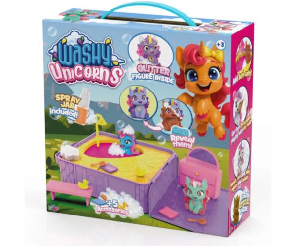 Washy Friends: Color Reveal Pancsoló unikornisok jacuzzival