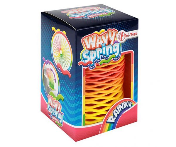 Wavy duga u duginim bojama