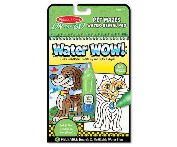 Water Wow: Bojanje s vodom - Labirint s ljubimcima bojanka - Melissa & Doug