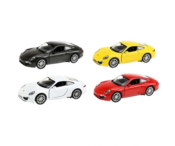 Welly: Porsche 911 Carrera S fém kisautó modell többféle változatban 11cm