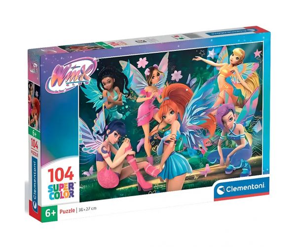 Winx Club tündérei 104 db-os puzzle - Clementoni