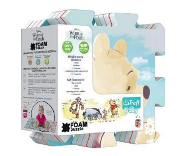 Winnie Pooh i prijatelji spužvaste puzzle - Trefl