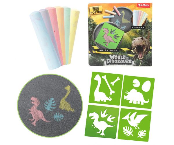 World of Dinosaur: Set asfalta s kredama s predloškom dinosaura