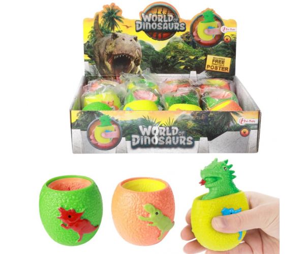 World of Dinosaurs Pop-Out igračka s dinosaurima na pritiskanje