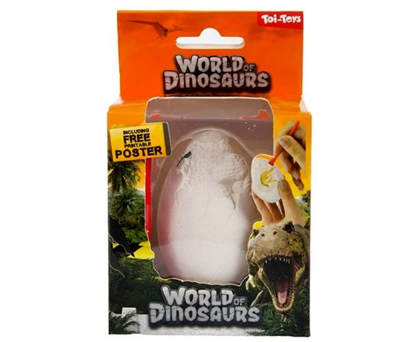 World of Dinosaurs jaje u obliku dinosaura arheološki set