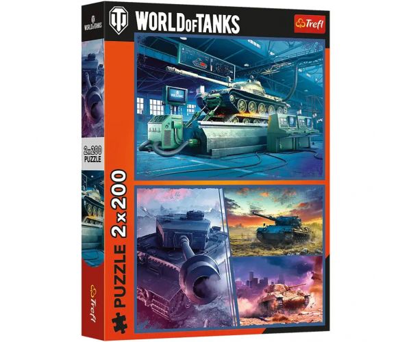 World of Tanks 2x200db-os puzzle - Trefl