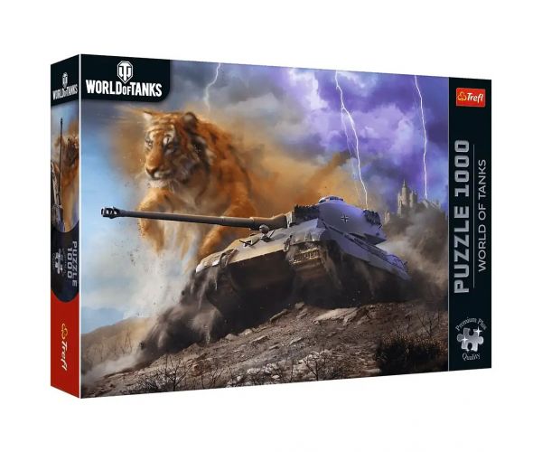 World of Tanks Tigris II 1000db-os Prémium plus quality puzzle - Trefl