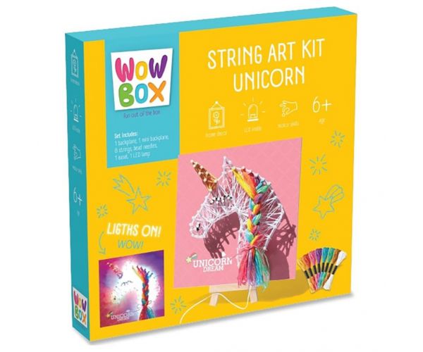 WowBox: Kreativni set za izradu slike s LED svjetlom jednoroga