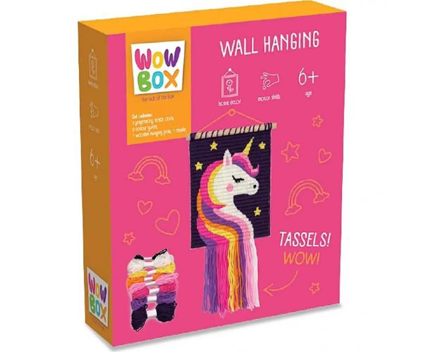 WowBox: Makramé Faldísz - Unikornis