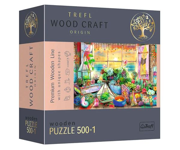 Wood Craft: Kuća za odmor na moru drvena slagalica 500+1kom - Trefl