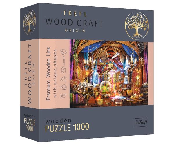 Wood Craft: Magična soba 1000kom premium drvene puzzle - Trefl