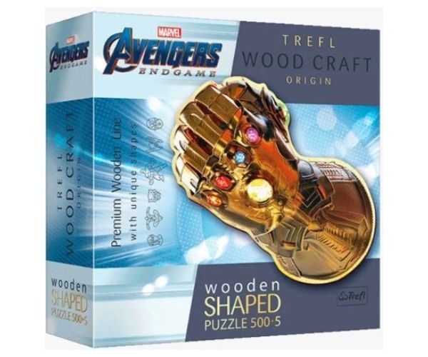 Wood Craft: Osvetnici Infinity Gauntlet 500+5kom vrhunska drvena slagalica - Trefl