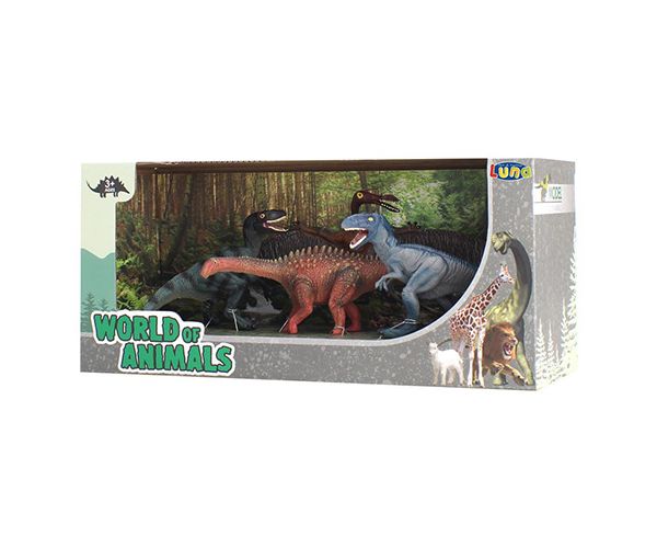 World Of Animals: Dinosaur set igračaka od 4 komada