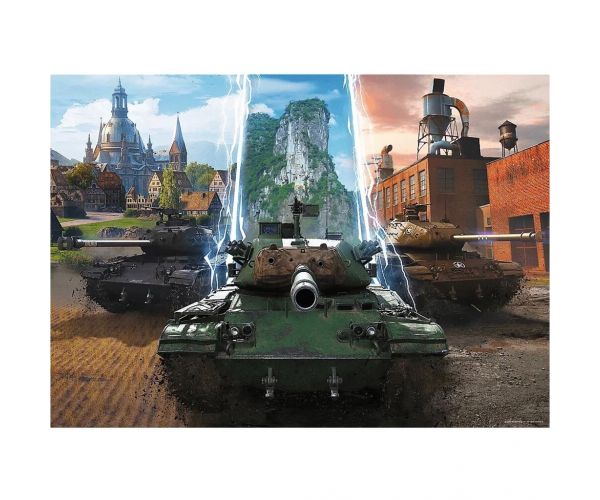 World of Tanks - Vrijeme je za akciju! - puzzle od 500 dijelova - Trefl