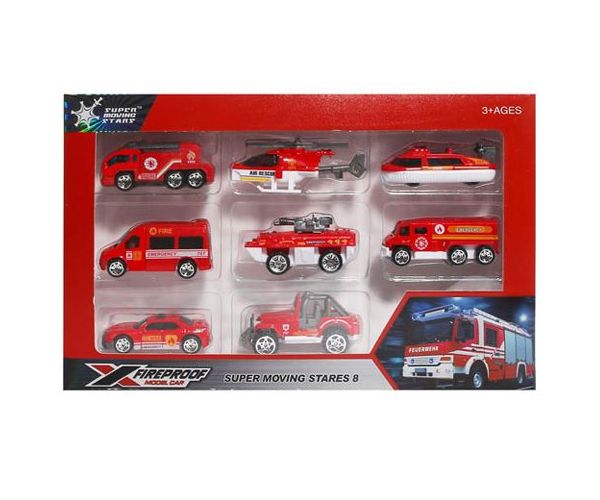 X-Fireproof vatrogasni set od 8 komada