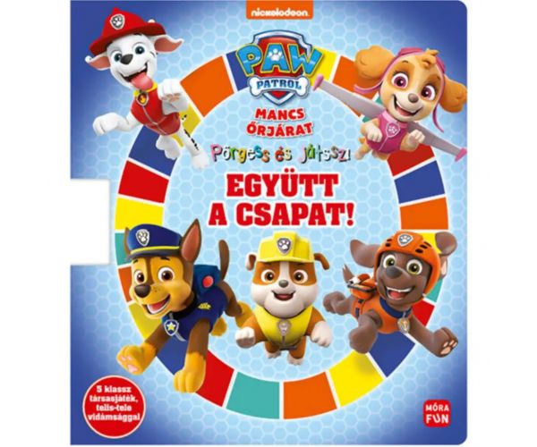 Pörgess és játssz! - Együtt a csapat! Mancs őrjárat foglalkoztató könyv
