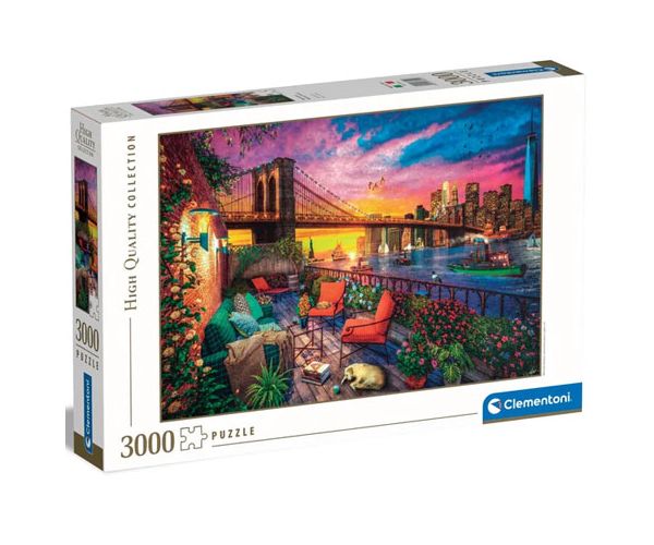 Zalazak sunca na Manhattanu HQC puzzle 3000 dijelova - Clementoni