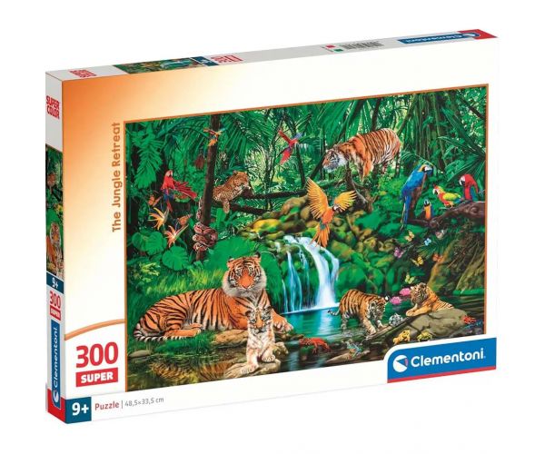 A dzsungel állatai 300db-os Super puzzle - Clementoni