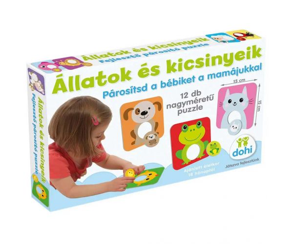 Životinje i Njihovi Mladići Puzzle za Uparivanje