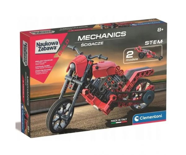 Science & Play: Roadster motor és Dragster versenyautó szett - Clementoni