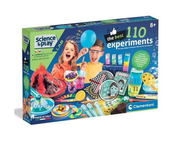 Science & Play: 110 legjobb kísérlet tudományos játékszett - Clementoni