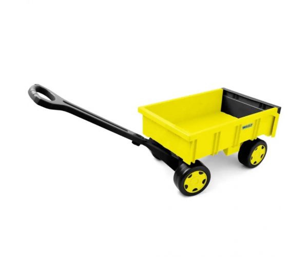 Sárga kézikocsi 60kg teherbírással - Wader